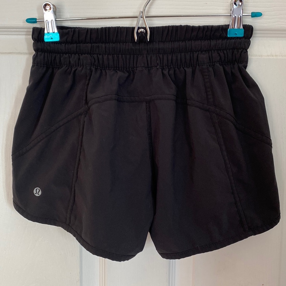 Lululemon tracker shorts, black, size 6
